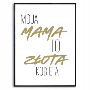 Plakat Obraz Na Prezent Na Dzień Matki Mamy Wzory