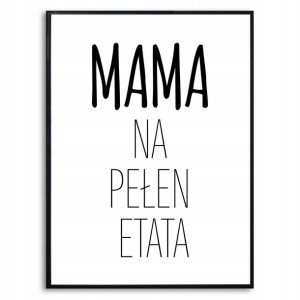 Plakat Obraz Na Prezent Na Dzień Matki Mamy Wzory