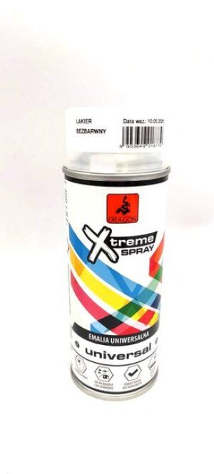 DRA Emalia uniwersalna- SUPER SPRAY 400ml  Bezbarwny