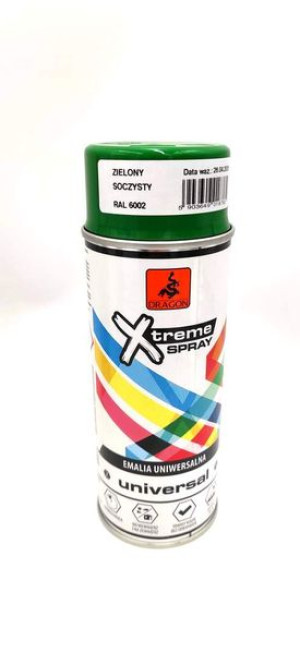 DRA Emalia uniwersalna- SUPER SPRAY 400ml  ZIELONY SOCZYSTY