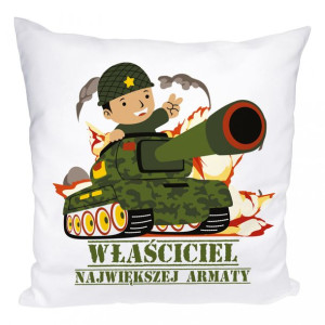 Prezent dla Chłopaka śmieszna poduszka z nadrukiem