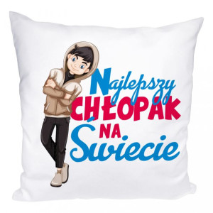 Poduszka na dzień Chłopaka prezent szkoła upominek