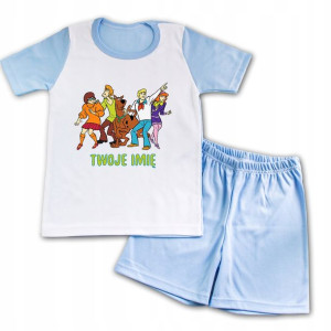 Piżama Do Przedszkola 122 wzór SCOOBY DOO 01 IMIĘ
