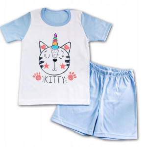 Piżama Do Przedszkola Nieb 110 CATCORN CATICORN 3