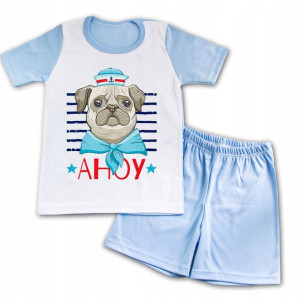 Piżama Do Przedszkola Nieb 98 wzór DOG LOVER 03