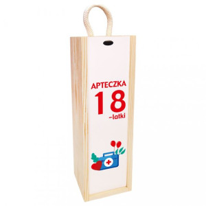 Prezent na urodziny apteczka 18-latki skrzynka