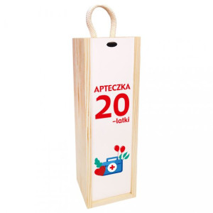 Prezent na urodziny apteczka 20-latki skrzynka