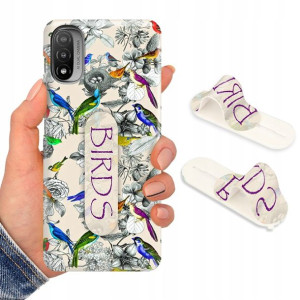 Etui + Uchwyt do MOTOROLA E20 Obudowa Case Wzory