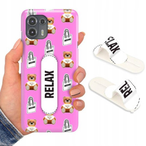 Etui + Uchwyt do MOTOROLA EDGE 20 LITE 5G Wzory