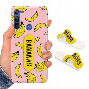 Etui + Uchwyt do MOTOROLA MOTO G8 Obudowa Wzory