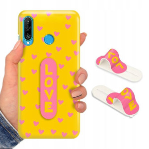 Etui + Uchwyt do HUAWEI P30 LITE Obudowa Wzory