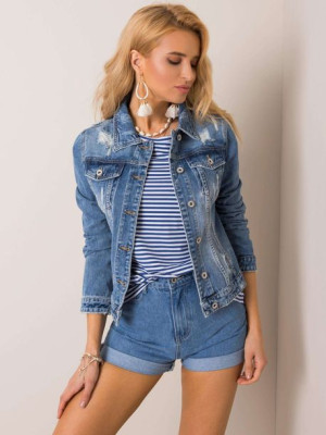 Niebieska jeansowa kurtka Justine 42/XL