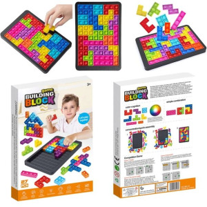 Układanka Tetris - Pop It - Fidget - 27 el.