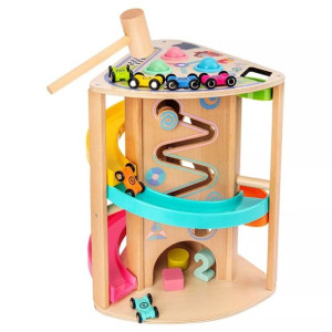 Wielka Drewniana Zjeżdżalnia - Tor - Sorter