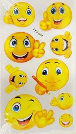 Naklejki na ścianę - Emotki 2.0 8