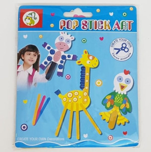 Pop Stick Art - Zrób Zwierzaczki na Patyczkach