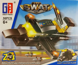 Klocki SWAT Elite Special Police - Fighter Plane