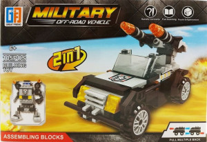 Klocki Great Friend - Military OFF-ROAD VEHICLE