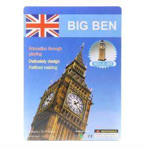 Puzzle 3D - Zegar Big Ben
