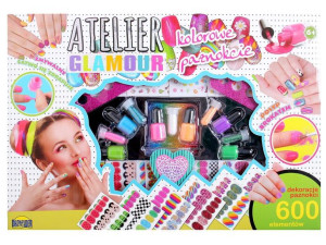 Atelier Glamour - Brokatowe Kolorowe Paznokcie