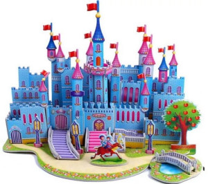 Puzzle 3D - Duży Zamek Księżniczki