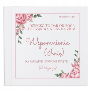 ALBUM Na Zdjęcia Komunijny Pierwsza Komunia WZORY