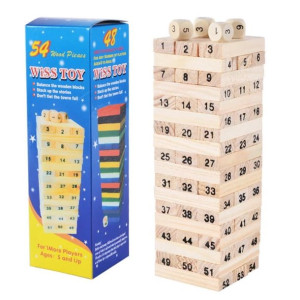 Drewniana gra zręcznościowa Yenga - Jenga
