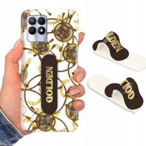 Etui + Uchwyt do REALME 8i Case Modne Top Wzory