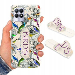 Etui + Uchwyt do REALME 8i Case Wiosenne Top Wzory