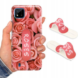Etui + Uchwyt do REALME C11 2021 Piękne TOP Wzory