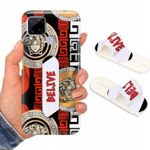 Etui + Uchwyt do REALME C15 Case Modne Top Wzory