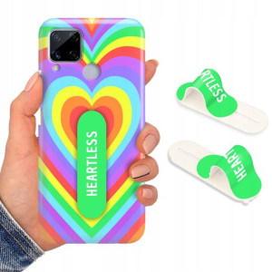 Etui + Uchwyt do REALME C15 Obudowa Dużo Wzorów