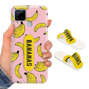 Etui + Uchwyt do REALME C15 Obudowa Premium Wzory