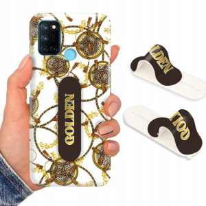 Etui + Uchwyt do REALME C17 RMX2103 Modne Wzory