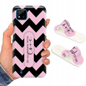 Etui + Uchwyt do REALME C20 Case Patterny Wzory