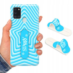 Etui + Uchwyt do SAMSUNG A21s Obudowa Dużo Wzorów