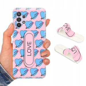 Etui + Uchwyt do SAMSUNG A32 Obudowa Case Wzory