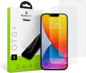 Szkło hartowane Glastify OTG+ Apple iPhone 14 Plus/13 Pro Max Clear
