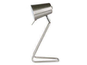 Lampa biurkowa Z srebrna satynowa