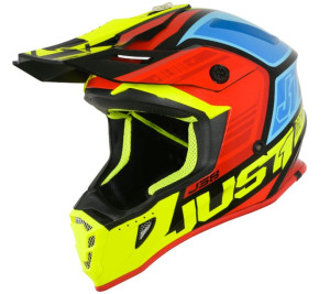 Kask JUST1 J38 BLADE red-blue-yellow-black S