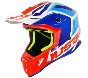 Kask JUST1 J38 BLADE blue-red-white XL
