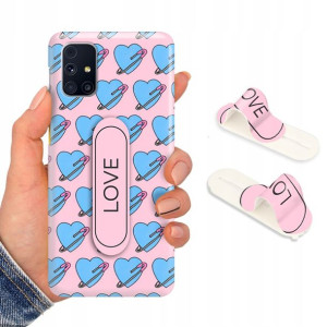 Etui + Uchwyt do SAMSUNG M31S Obudowa Case Wzory
