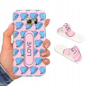 Etui + Uchwyt do SAMSUNG S6 EDGE Obudowa TOP Wzory