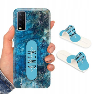 Etui + Uchwyt do VIVO Y20 2021 Obudowa Case Wzory