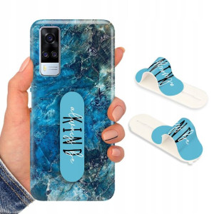 Etui + Uchwyt do VIVO Y51 2020 Obudowa Case Wzory