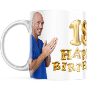 Kubek łysy z brazzers johnny sins prezent na 18 urodziny dzień kobiet