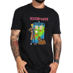 Koszulka MĘSKA Czarna rozm XL wzór SCOOBY DOO 02