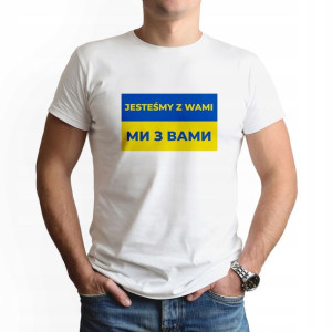 Koszulka Męska SOLIDARNI Z UKRAINĄ Stop War - M
