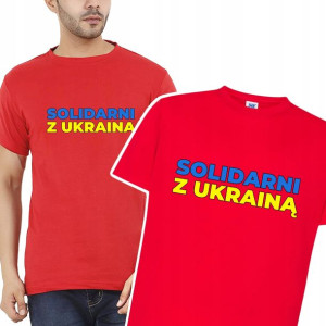 Koszulka Męska WOLNA UKRAINA Fuck PUTIN WAR - M