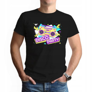 Męski Podkoszulek Koszulka 3XL DISCO PARTY 01